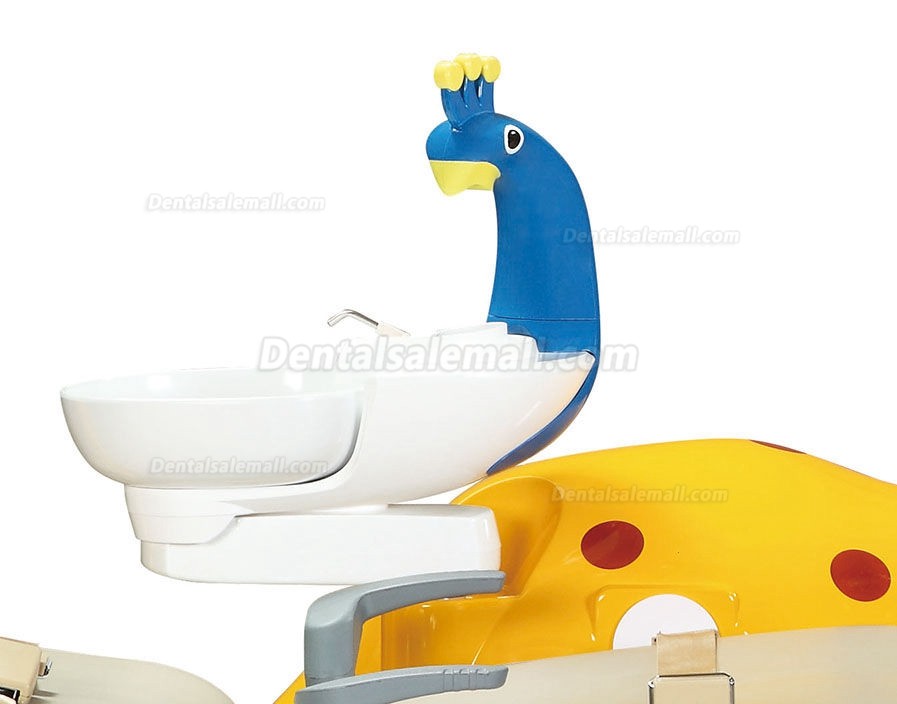 Lovely Kids Dental Unit Dentist Chair Children Cute Cartoon Dental Dolphin Dinosaur Treatment Chair DS-KID-7